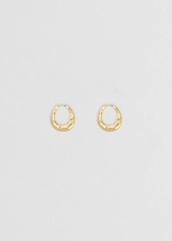  니나 고든 이어링 다이자 후프 스몰  골드