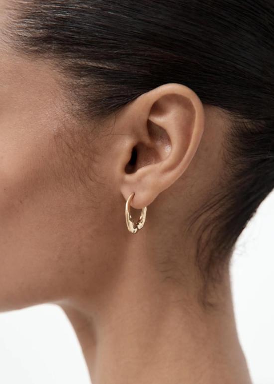  니나 고든 이어링 다이자 후프 스몰  골드 - NINA GORDON