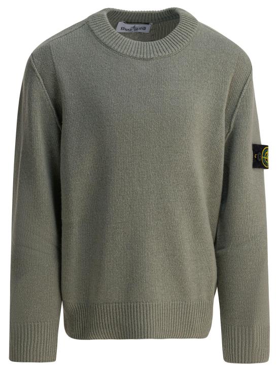 25FW [키즈] 스톤 아일랜드 캐시미어 니트 5100002 S00M1V0055 GREEN