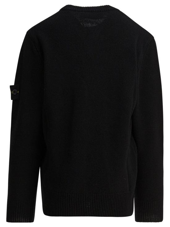 25FW [키즈] 스톤 아일랜드 캐시미어 니트 5100002 S00M1V0029 BLACK - STONE ISLAND