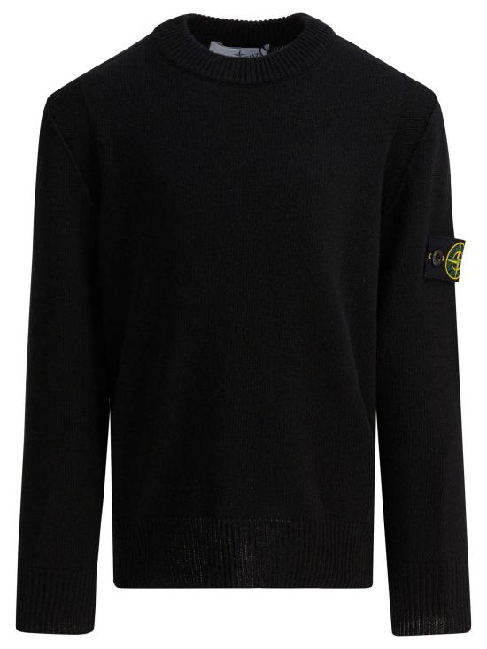 25FW [키즈] 스톤 아일랜드 캐시미어 니트 5100002 S00M1V0029 BLACK