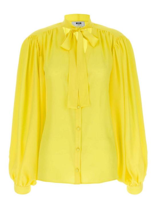 24FW 엠에스지엠 블라우스 3641MDE2424710606 Yellow