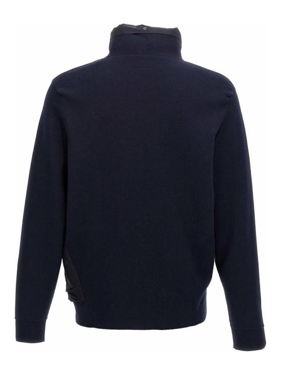 25FW 씨피 컴퍼니 집업 니트 17CLKN016A006599M897 Blue - C.P. COMPANY