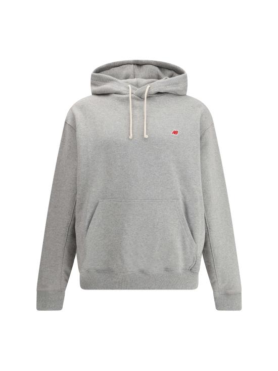 25FW 뉴발란스 후드 티셔츠 MT43546AG ATHLETICGR GREY