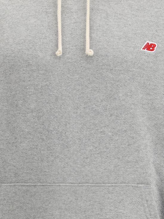 25FW 뉴발란스 후드 티셔츠 MT43546AG ATHLETICGR GREY - NEW BALANCE