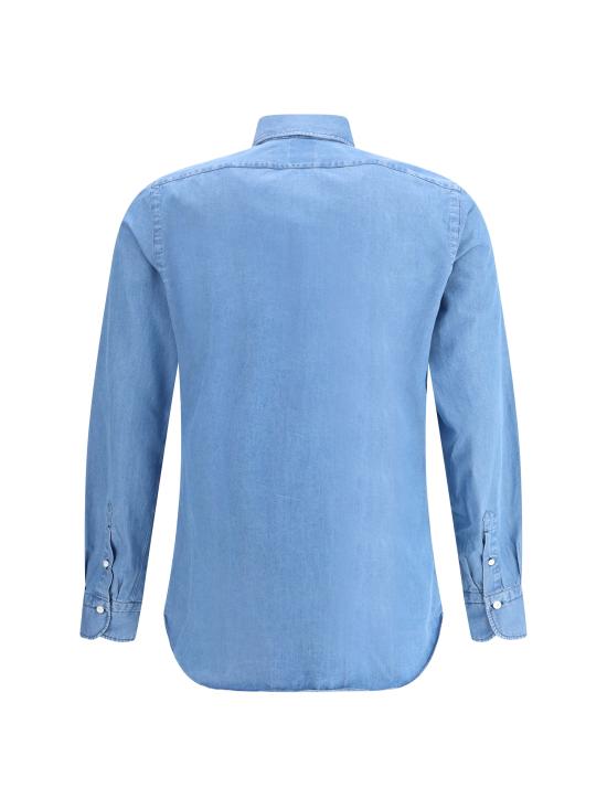 25FW 피나모레 긴팔 셔츠 NP13ZNPSZP019542 11 BLUE - FINAMORE