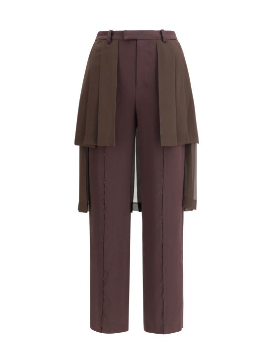 25FW 언더커버 스트레이트 팬츠 UP2E1506 BROWN