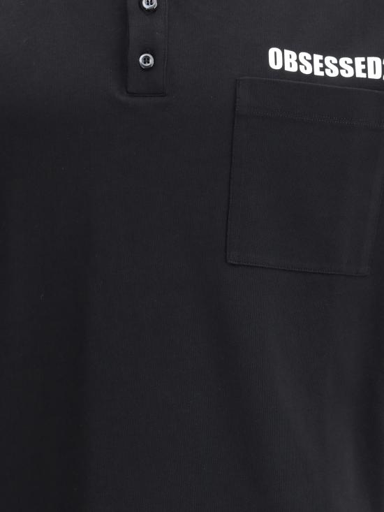 25FW 디스퀘어드2 폴로 티셔츠 S71GL0056D20033 900 BLACK - DSQUARED2