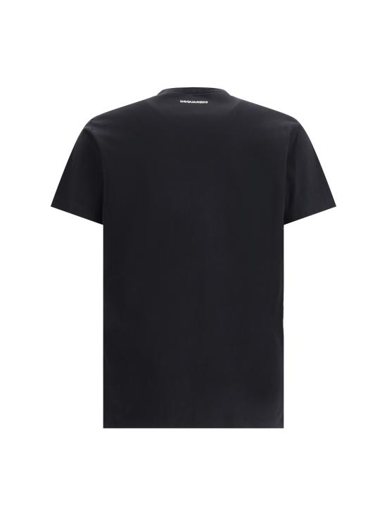 25FW 디스퀘어드2 반팔 티셔츠 S74GD1451D20020 900 BLACK - DSQUARED2