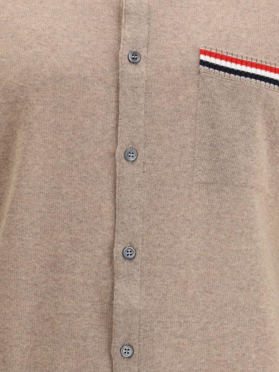 25FW 톰브라운 가디건 MKL007AY1051 216 BEIGE - THOM BROWNE