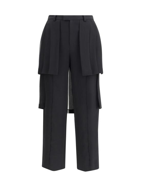 25FW 언더커버 스트레이트 팬츠 UP2E1506 BLACK