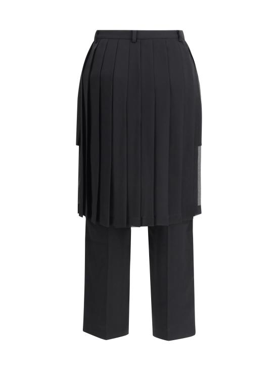 25FW 언더커버 스트레이트 팬츠 UP2E1506 BLACK - UNDERCOVER