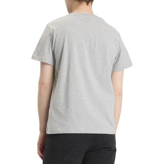 25FW 아페쎄 반팔 티셔츠 COHBM M26384 TPI HEATHERED GREY DARK NAVY - A.P.C.