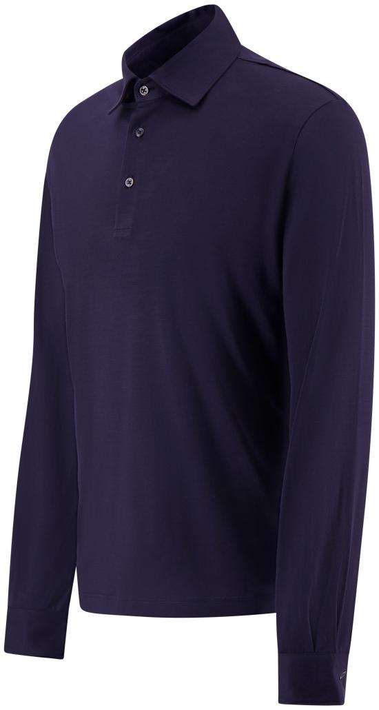 25FW 에르노 폴로 티셔츠 JPL0009UR 52068 9200 BLUE - HERNO