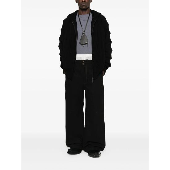 25FW 매드프렌지 후드 티셔츠 SPIKED BLACK - MADFRENZY