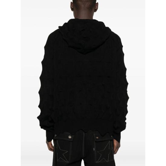 25FW 매드프렌지 후드 티셔츠 SPIKED BLACK - MADFRENZY