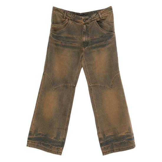 25FW 매드프렌지 데님 팬츠 MUD DYED BROWN BROWN BLUE