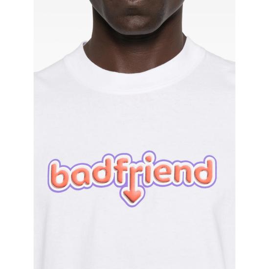 25FW 배드프렌드 반팔 티셔츠 BFSU25 07 WHITE - BADFRIEND
