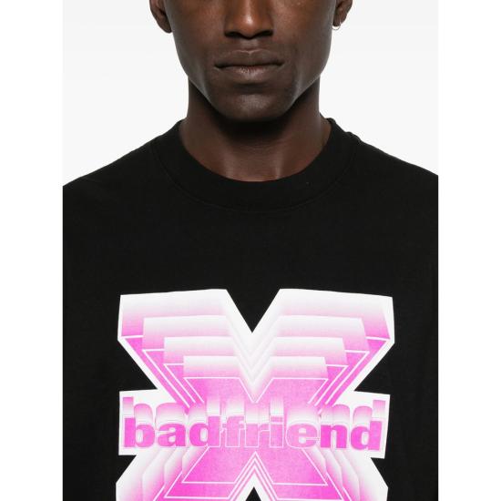 25FW 배드프렌드 반팔 티셔츠 BFSU25 01 BLACK - BADFRIEND