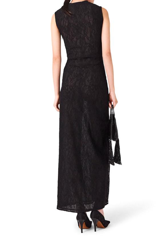 25FW 스텔라 맥카트니 미디 원피스 6J02943SQA11 1000 Black - STELLA MCCARTNEY