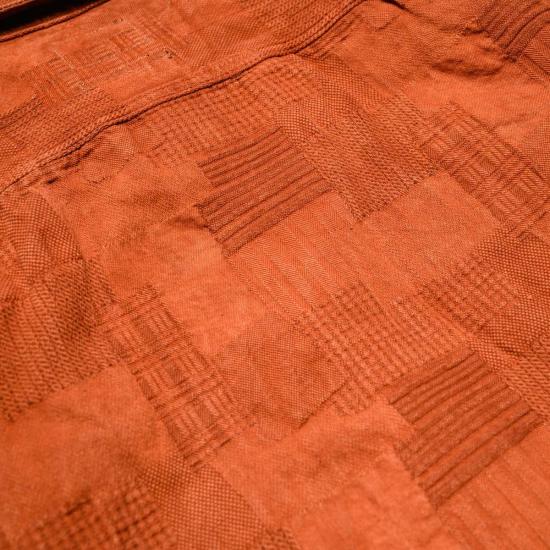  스튜디오 다치산 긴팔 셔츠 스튜디오 다르티잔 5717 "아마미 도로조메" 보로 자카드 - STUDIO D'ARTISAN