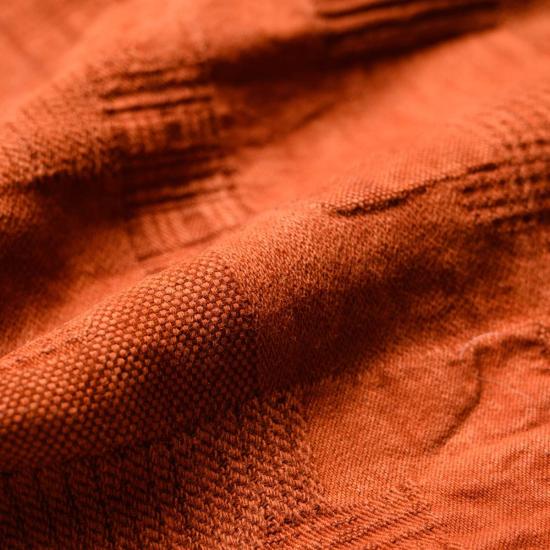  스튜디오 다치산 긴팔 셔츠 스튜디오 다르티잔 5717 "아마미 도로조메" 보로 자카드 - STUDIO D'ARTISAN