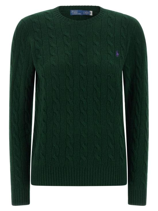 25FW 폴로 랄프로렌 폴로 자수 케이블 니트 스웨터  211971865009