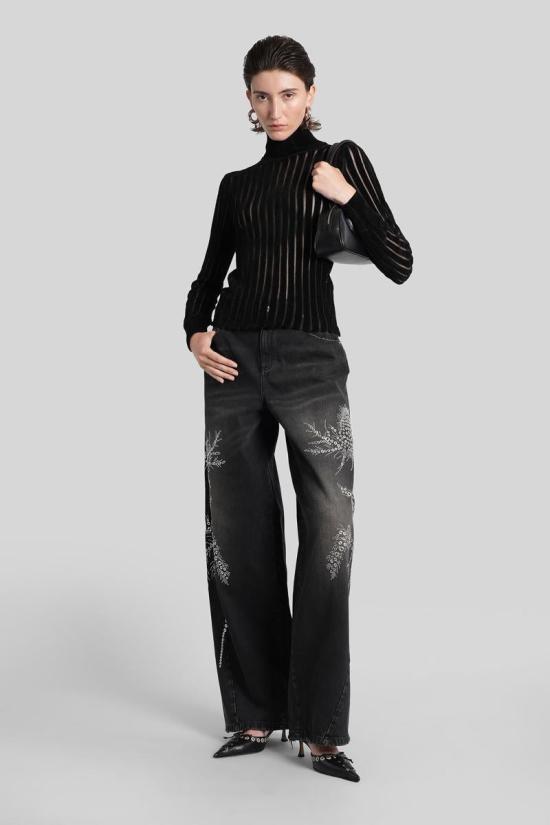 25FW 블루마린 터틀넥 425473 4M172A Black - BLUMARINE