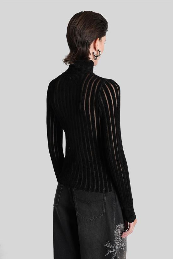 25FW 블루마린 터틀넥 425473 4M172A Black - BLUMARINE