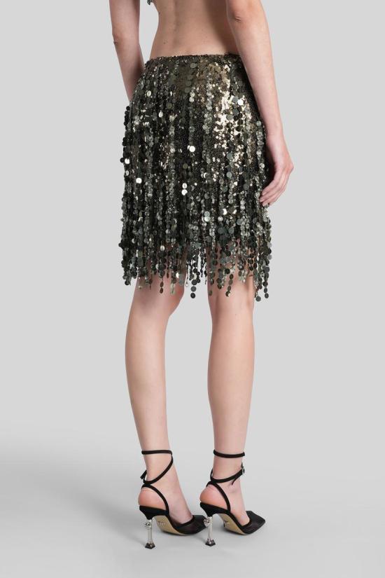 25FW 블루마린 미디 스커트 425466 2G278A GREEN - BLUMARINE