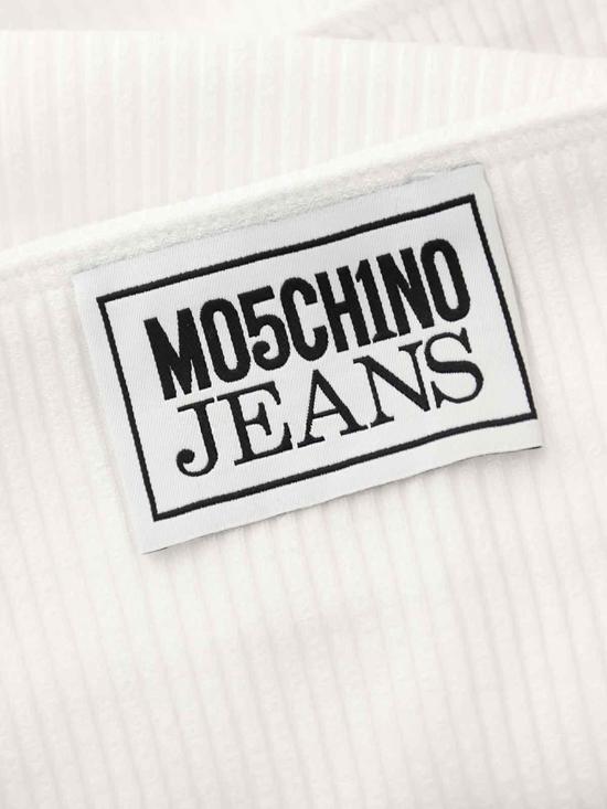 24FW 모스키노 민소매 티셔츠 081337590001 White - MOSCHINO