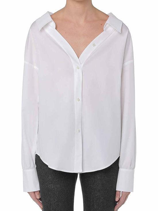 24FW 모스키노 셔츠 020187700001 White - MOSCHINO