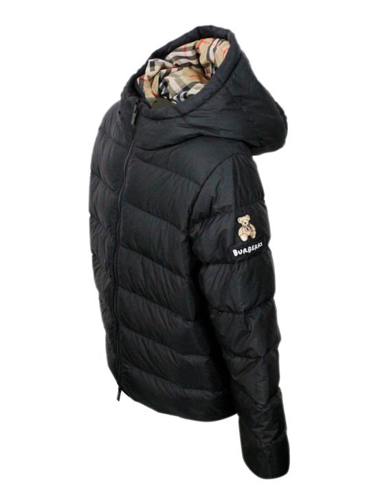 25FW [키즈] 버버리 패딩 8109442 A1189 Black - BURBERRY