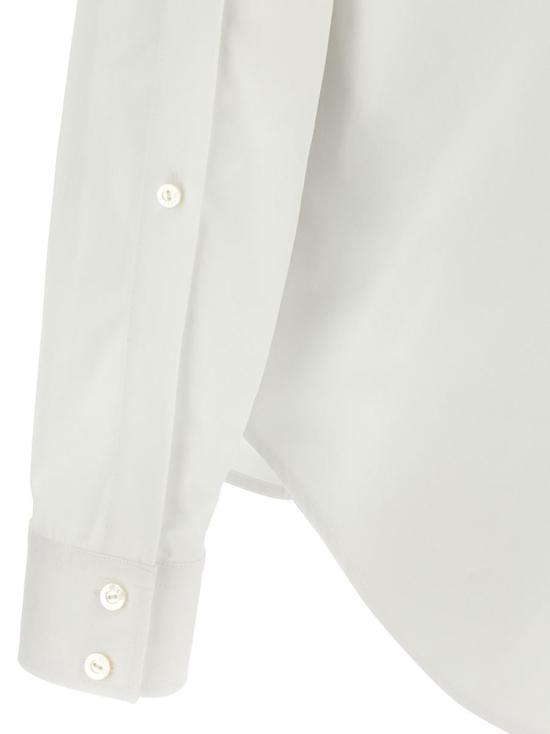 25FW 구찌 스빗 타이 넥 셔츠 831912Z8B2P9000 WHITE - GUCCI