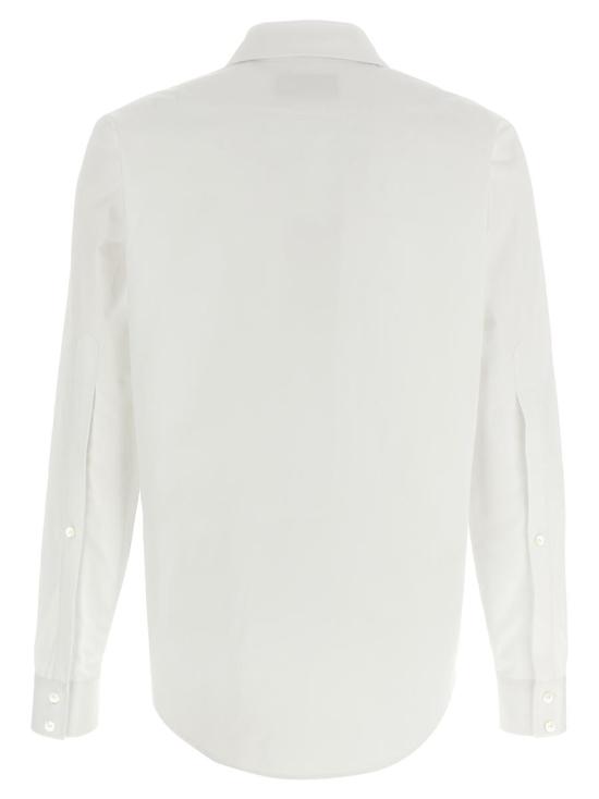 25FW 구찌 스빗 타이 넥 셔츠 831912Z8B2P9000 WHITE - GUCCI