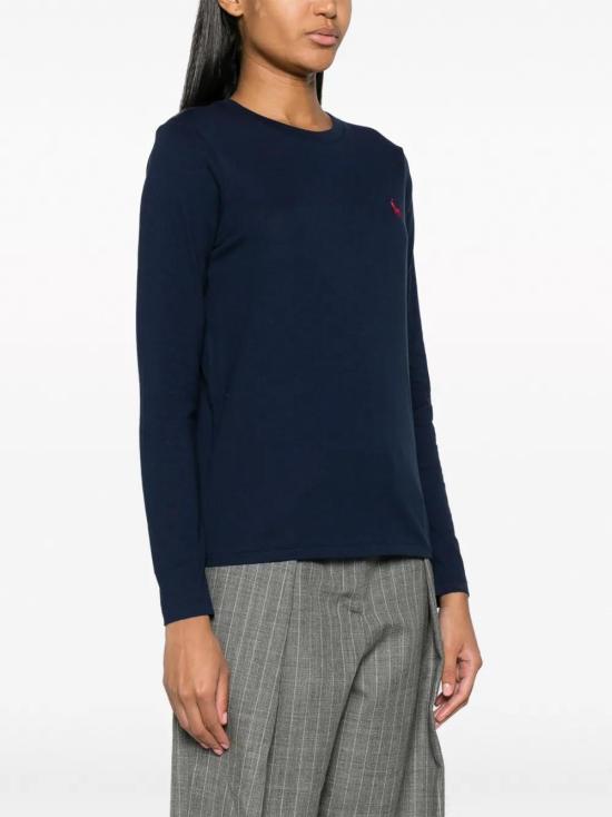 25FW 랄프 로렌 긴팔 티셔츠 211898699002 410 CRUISE NAVY - RALPH LAUREN