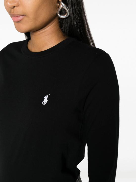 25FW 랄프 로렌 긴팔 티셔츠 211898699003 001 POLO BLACK - RALPH LAUREN