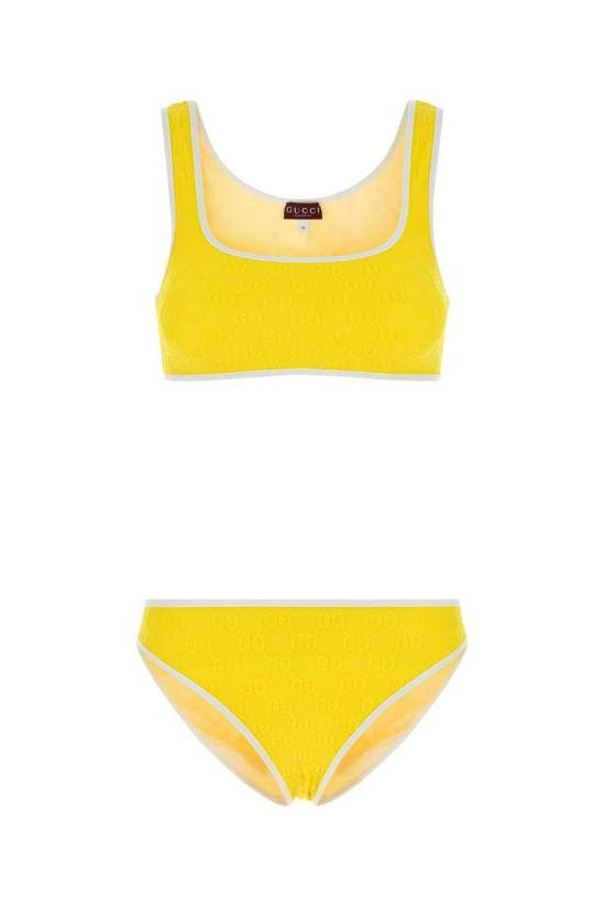 25SS 구찌 비키니 수영복 819659XHAJ7 7015 YELLOW