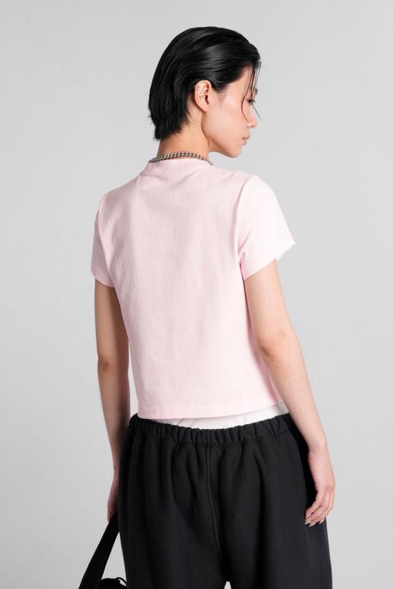 25FW 알렉산더 왕 반팔 티셔츠 423065 1CC3251103 Pink - ALEXANDER WANG