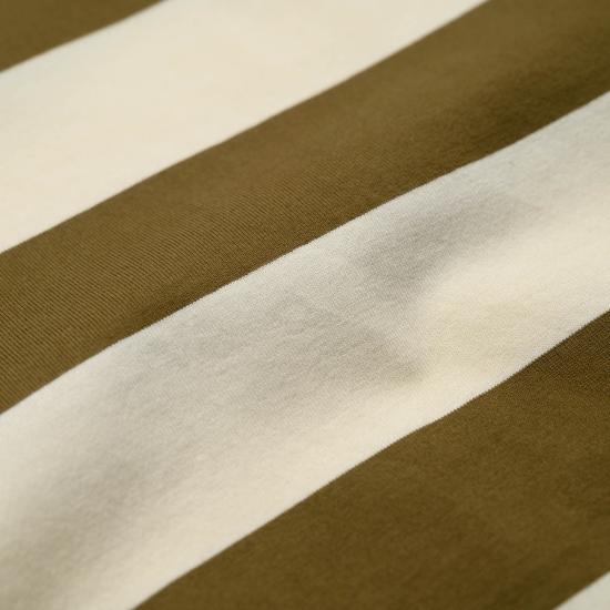  화이츠빌 반팔 티셔츠 화이트스빌 Wv79147 보더 티셔츠 올리브 - WHITESVILLE