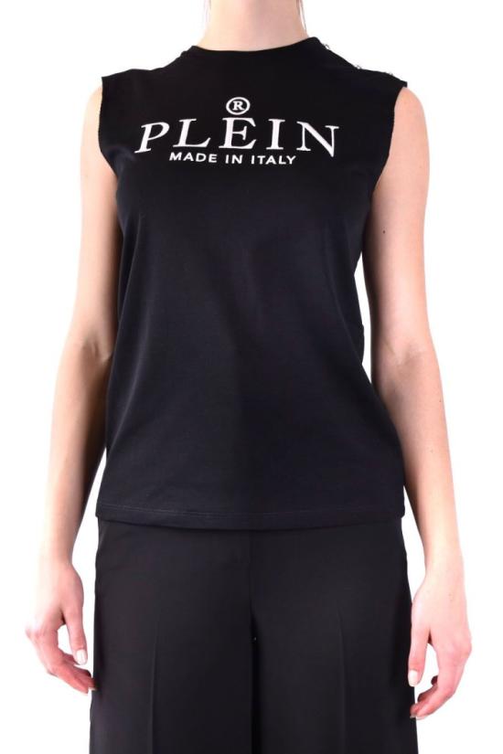  필립 플레인 민소매 티셔츠 SACC WTK2346 PJO00202 Black - PHILIPP PLEIN