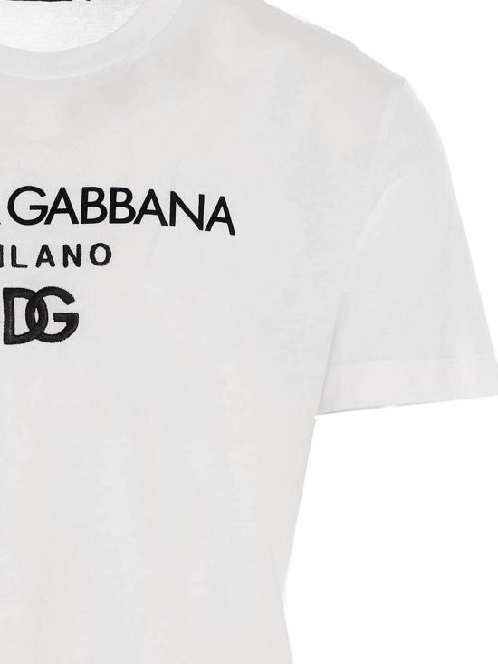  돌체앤가바나 반팔 티셔츠 G8PD7ZG7B9XW0800 White - DOLCE & GABBANA