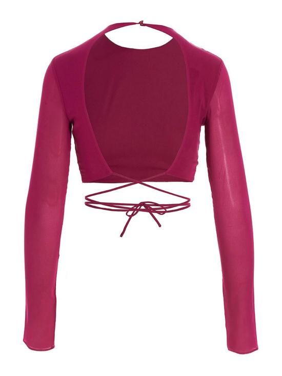  안다마네 긴팔 티셔츠 T130909ATNS038CICLAMINO Purple - ANDAMANE