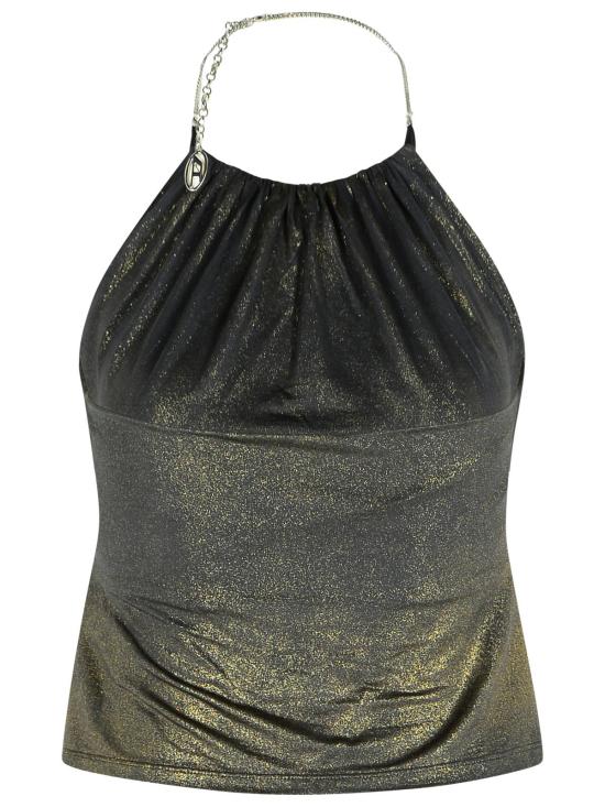 25FW 디젤 민소매 티셔츠 A18564 0NKCU9AW Gold - DIESEL