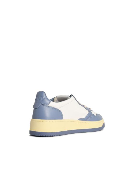 25FW 오트리 메달리스트 로우 레더 스니커즈 AULWWB62 Light Blue - AUTRY