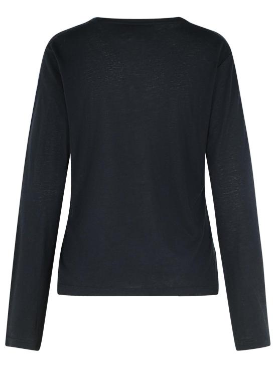 25FW 루루 스튜디오 긴팔 티셔츠 AVABLACK Black - LOULOU STUDIO