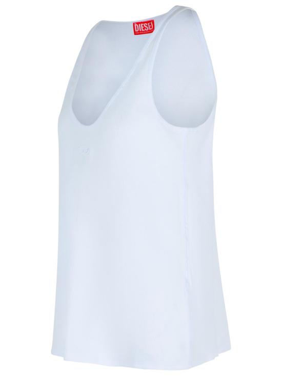 25FW 디젤 민소매 티셔츠 A21573 0JEAI100 White - DIESEL