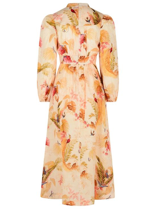 25FW 짐머만 미디 원피스 5146DSS253CREAM PALM Cream - ZIMMERMANN