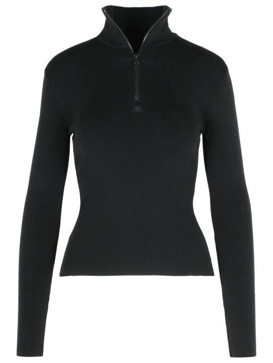 25FW 쿠레쥬 터틀넥 325MPU247FI00719999 Black