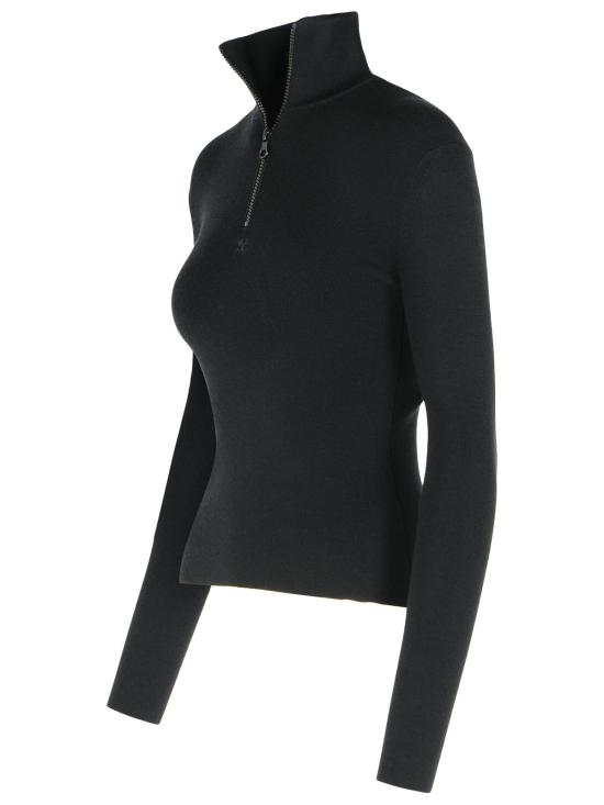 25FW 쿠레쥬 터틀넥 325MPU247FI00719999 Black - COURREGES